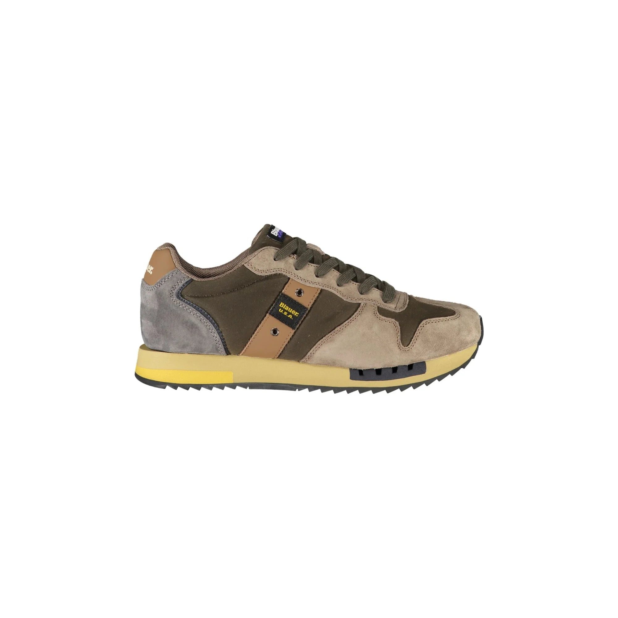 BLAUER Sneakers Uomo Verdi con Lacci e Dettagli a Contrasto Verde - foto prodotto